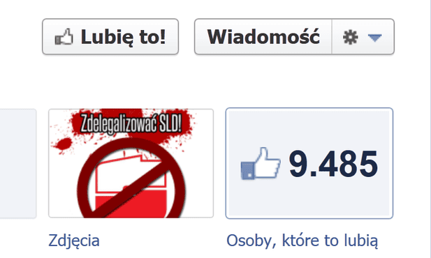 "Zdelegalizować SLD" robi furorę w sieci