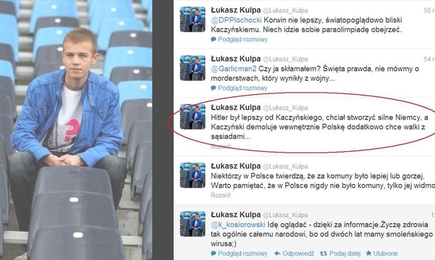 Członek PO porównał Kaczyńskiego do Hitlera