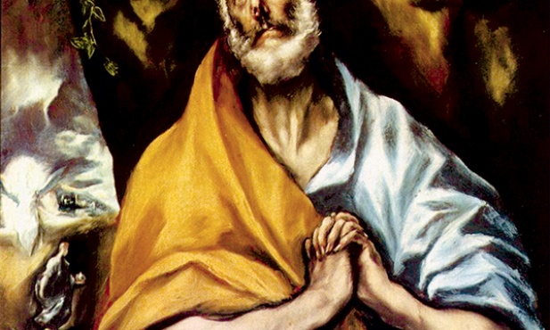  El Greco, „Pokutujący św. Piotr”, olej na płótnie