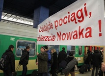 „Pożegnali” pociąg do Sochaczewa