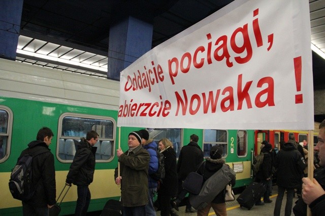 „Pożegnali” pociąg do Sochaczewa