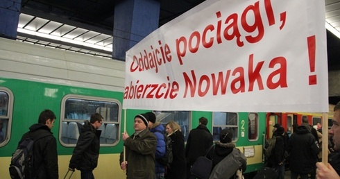 „Pożegnali” pociąg do Sochaczewa