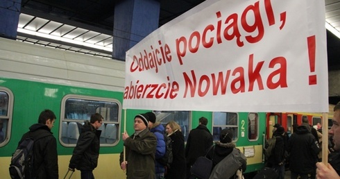 „Pożegnali” pociąg do Sochaczewa
