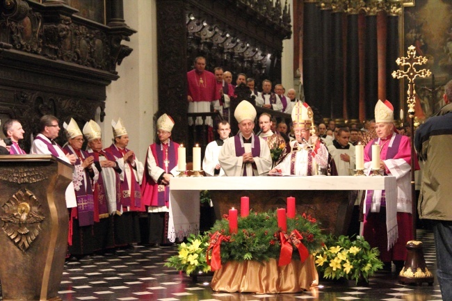 Pożegnanie bp. Kasyny w Oliwie