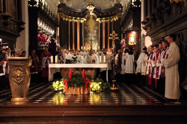 Pożegnanie bp. Kasyny w Oliwie