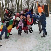 Wielki entuzjazm na wielkiej huśtawce  