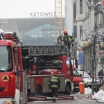 Pożar w centrum Katowic