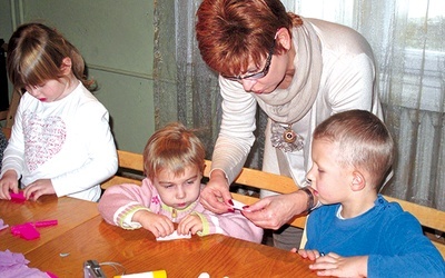 Dzieci mogły liczyć na pomoc swojej wychowawczyni Aleksandry Porębskiej