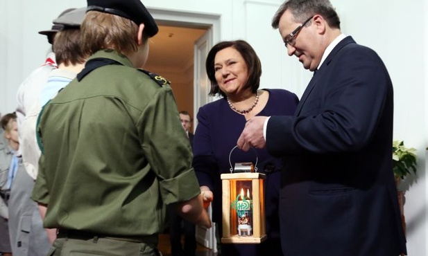 Światło Pokoju w Belwederze