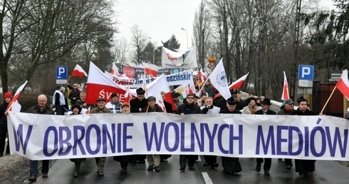 Marsz w obronie wolności mediów
