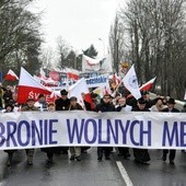 Marsz w obronie wolności mediów