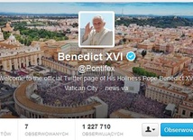 Twitter papieża niezwykle popularny