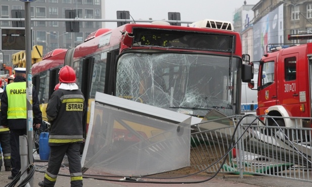 Wypadek na pl. Jana Pawła II