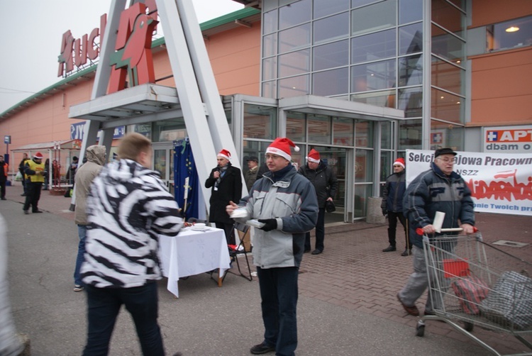 Bojkotuj Auchan w Wigilię