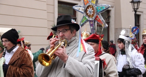 Ludowa kolęda na rynku