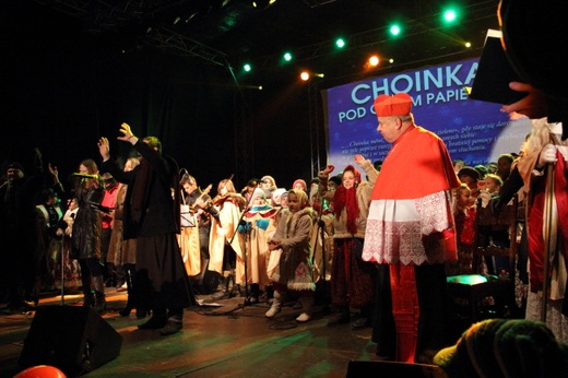 Choinka pod oknem papieskim