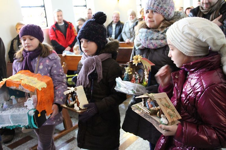 Poświęcenie szopek w Starym Kisielinie w IV Niedzielę Adwentu