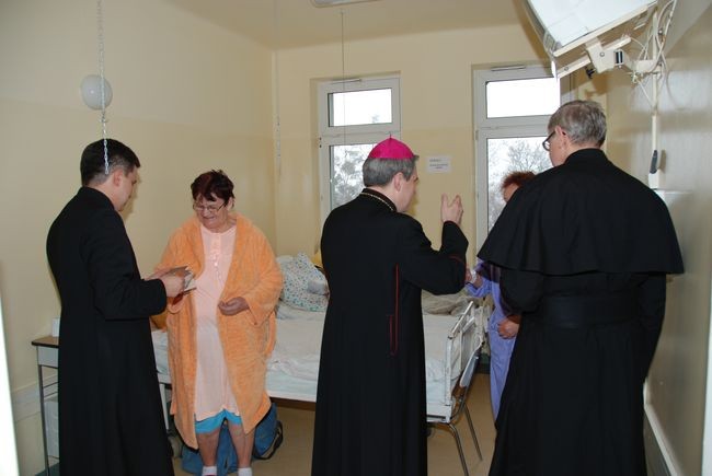 Wigilijna wizyta u chorych