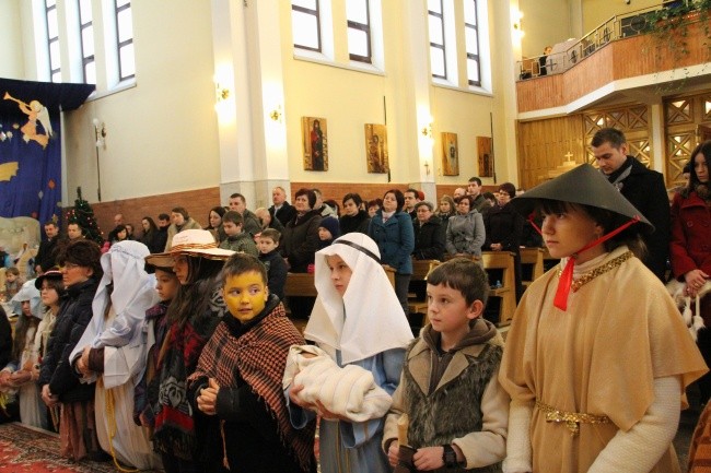 Łętowice. Posłanie kolędników misyjnych