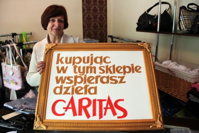 Sklep prowadzi Caritas i Fundacja Misericordia