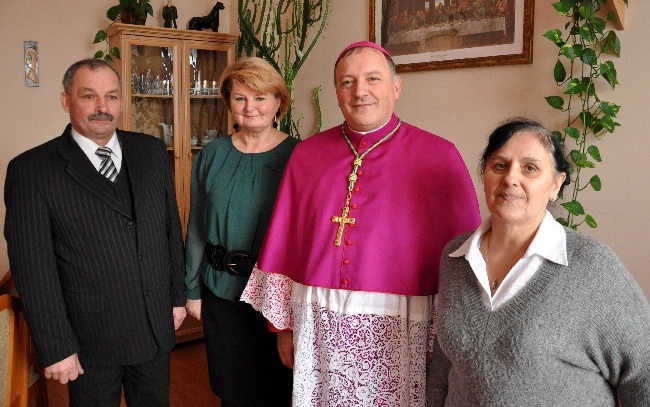 Bp Giuseppe Pellegrini gościł w Jasieniu