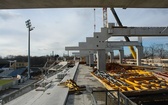 Trwa budowa stadionu Górnika Zabrze