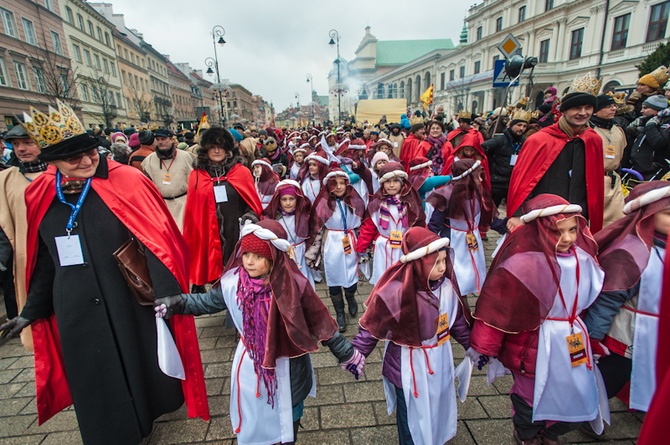 Orszak Trzech Króli w Warszawie cz. II