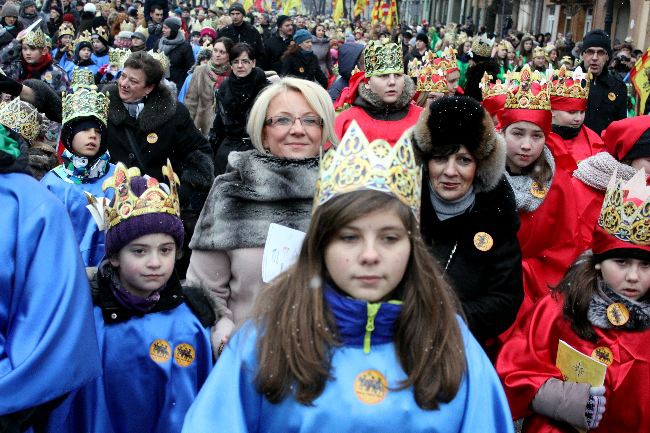 Orszak Trzech Króli w Płocku cz.I 