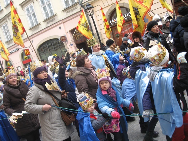 Orszak Trzech Króli w Krakowie 2013 r.