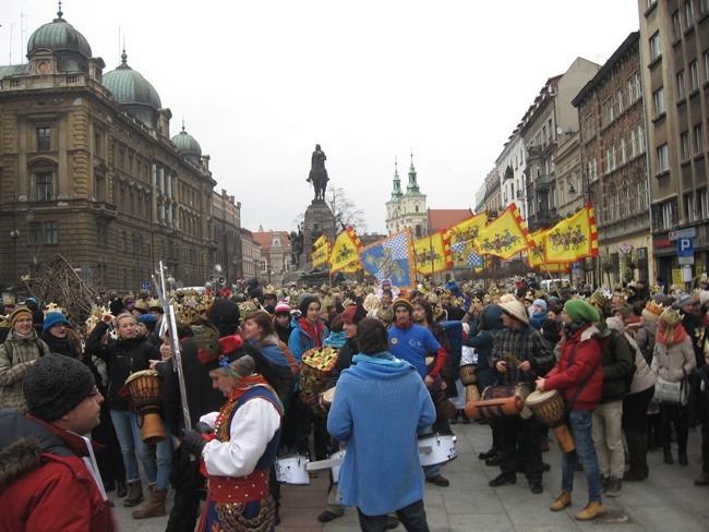 Orszak Trzech Króli w Krakowie 2013 r.