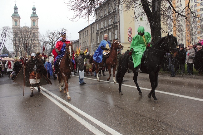  Tak było podczas Orszaku Trzech Króli w Bielsku-Białej...