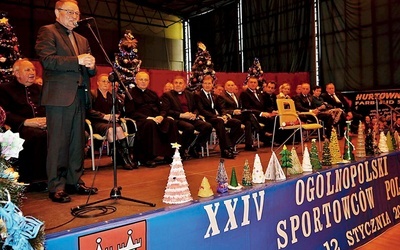  To było już 24. opłatkowe spotkanie polskich sportowców. Życzenia noworoczne złożył Józef Grudzień, mistrz olimpijski w boksie z Igrzysk w Tokio 