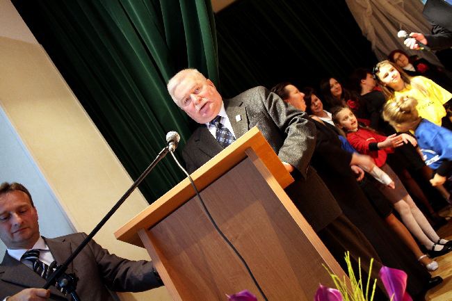 Lech Wałęsa Tłuchowianinem Roku 2012