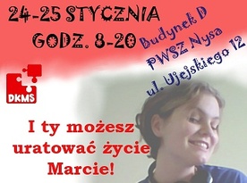 Uratuj życie Marcie! Akcja studentów