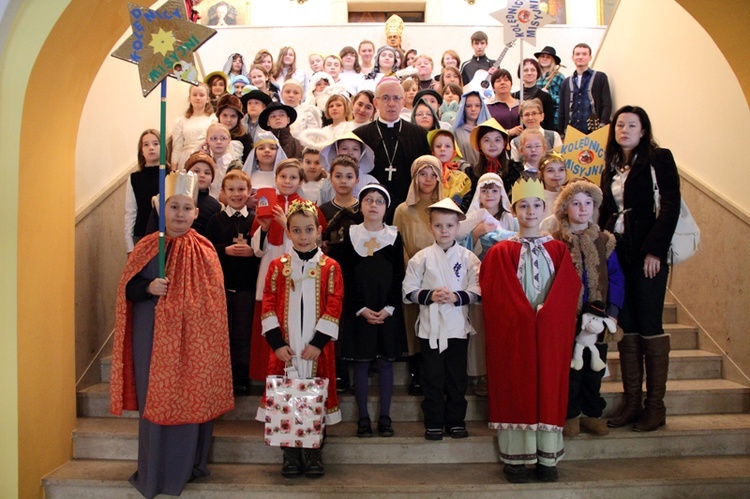 Kolędnicy Misyjni w katowickiej kurii