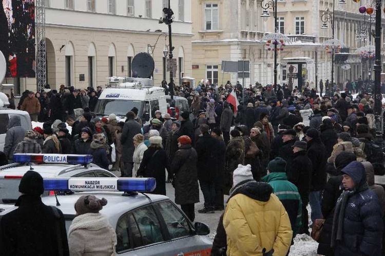 Pożegnanie na Krakowskim Przedmieściu