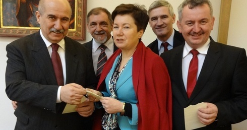 Samorządowcy Miast Papieskich w Warszawie