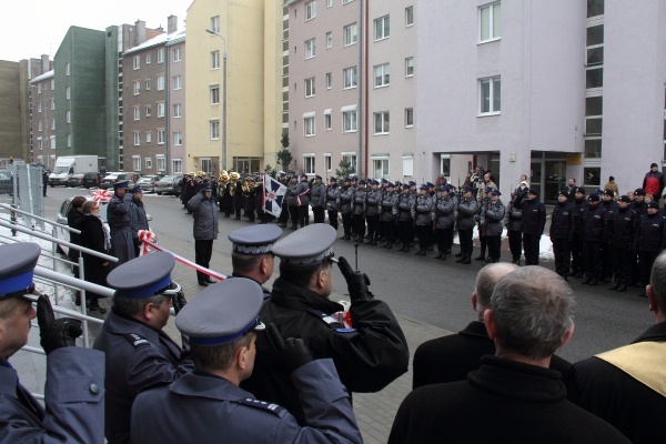 Poświęcenie komisariatu w Redłowie