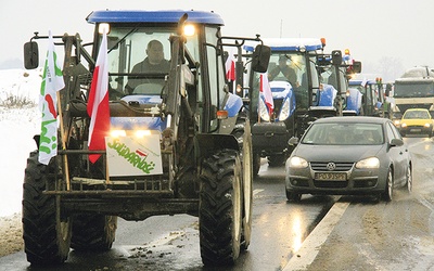To był pierwszy w regionie protest rolników w obronie polskiej ziemi