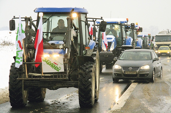 To był pierwszy w regionie protest rolników w obronie polskiej ziemi