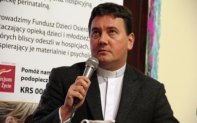 Ks. Jędrzej Orłowski, dyrektor Hospicjum im. ks. E. Dutkiewicza SAC w Gdańsku 