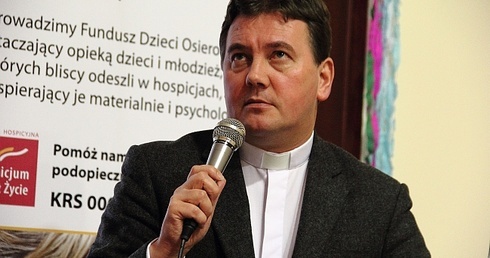 Ks. Jędrzej Orłowski, dyrektor Hospicjum im. ks. E. Dutkiewicza SAC w Gdańsku 
