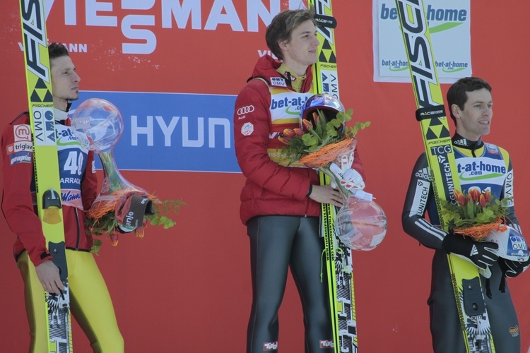 Gregor Schlierenzauer na podium