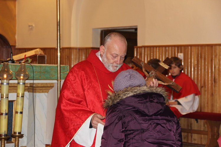 Krzyż papieski w Lubochni