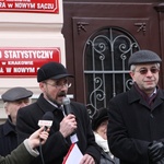 Protest rolników w Nowym Sączu