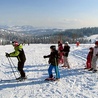 Jazda na nartach była jedną z atrakcji pobytu w Zakopanem