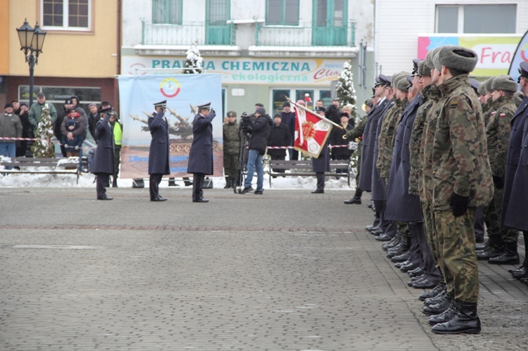 Powitanie żołnierzy w Sochaczewie