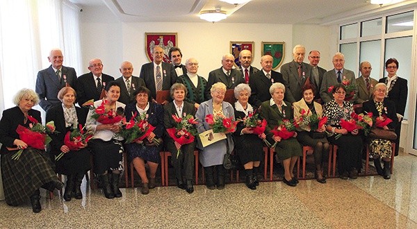  Bielsko-Biała. W Urzędzie Stanu Cywilnego spotkały się pary, które są małżeństwami od 50 albo 60 lat