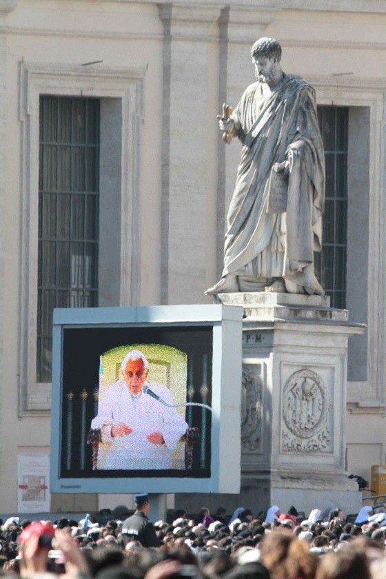 Ostatnia audiencja generalna Benedykta XVI