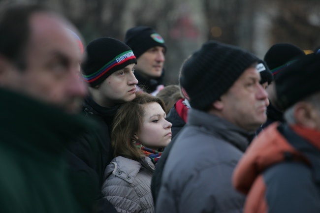 Pomnik "Iwanów" świadkiem manifestacji